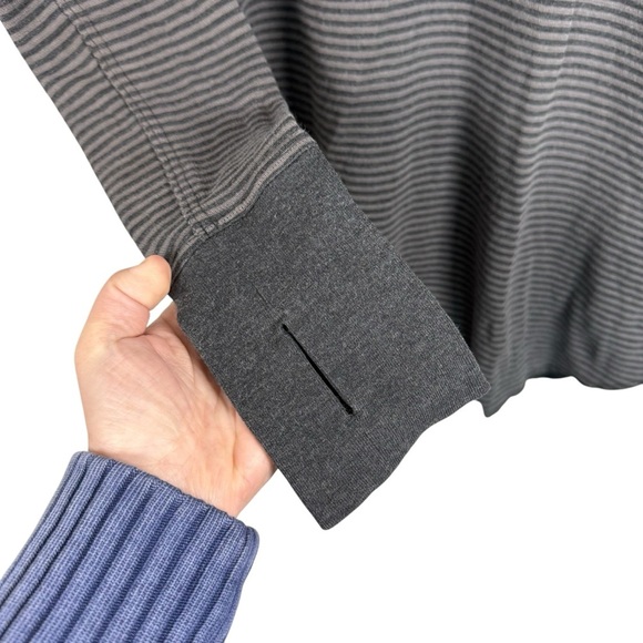 Lululemon Women’s Open Your Heart Reversible Long Sleeve Black/Grey 6 - Picture 8 of 8